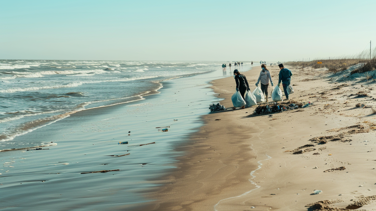 As Texans Haul Tons of Trash Off the Coast, Recovered Containers Are Worth Less Than Ever