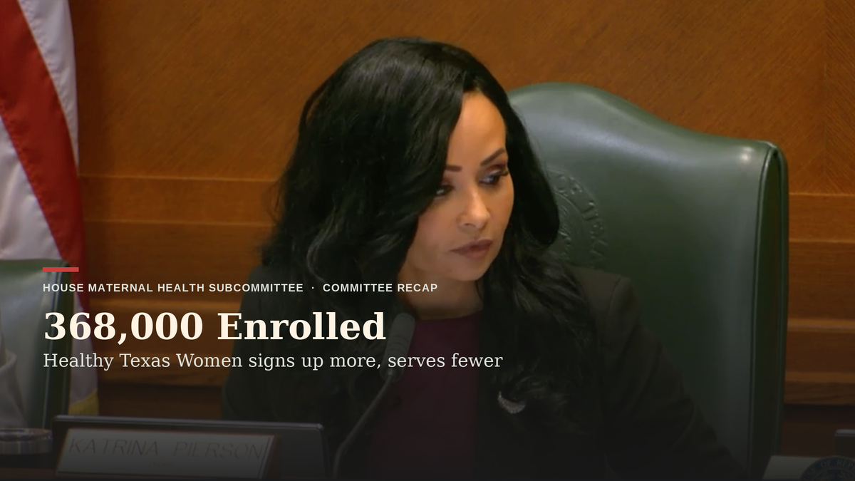 Healthy Texas Women Enrollment Keeps Rising While Use of Its Services Falls