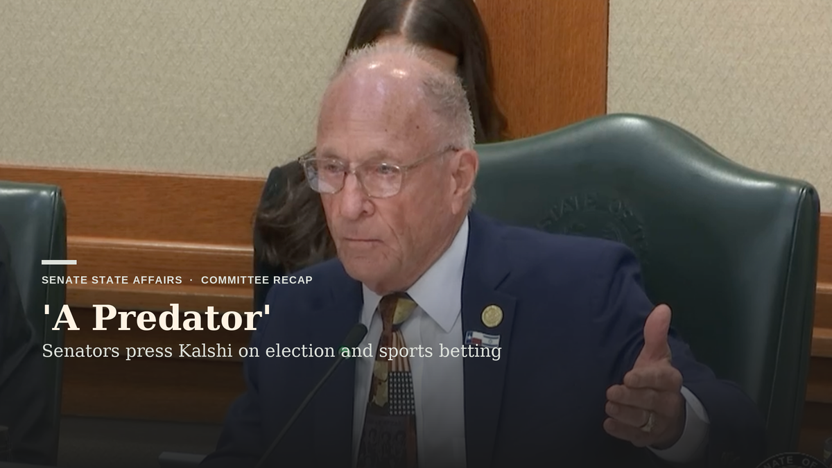 Texas Senators Press Kalshi on Election Bets and Weigh Suing Prediction Markets