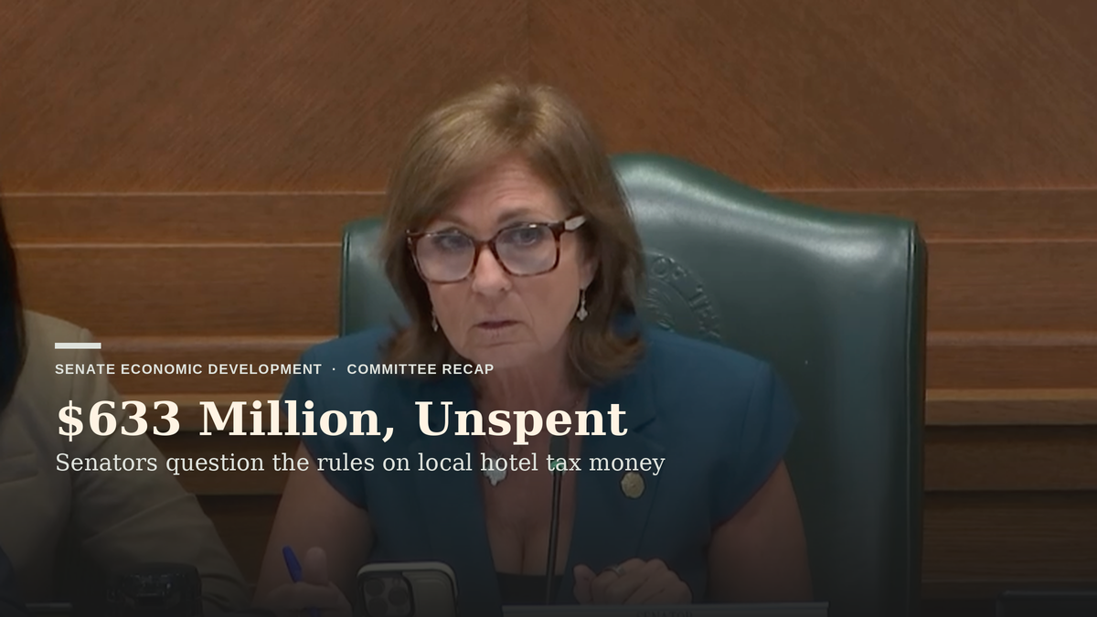 Cities Sit on $633 Million in Unspent Hotel Taxes As Senators Eye a Rewrite