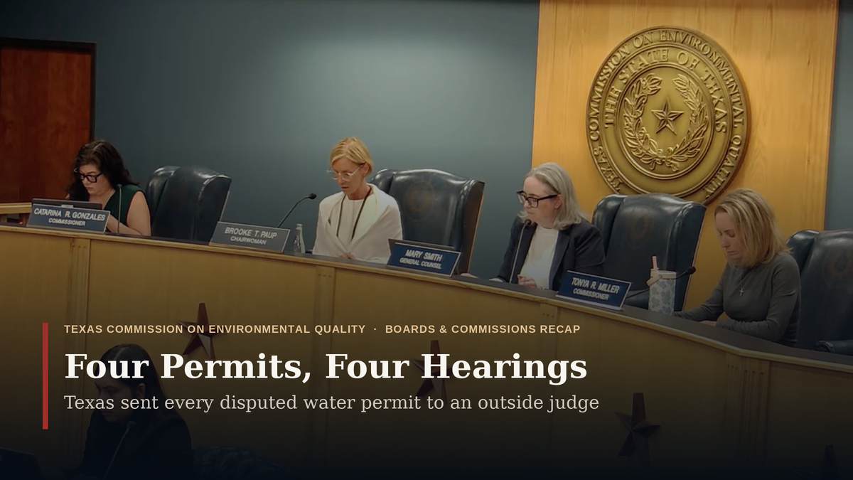 Texas Regulators Grant Hearings to Neighbors of a Biogas Plant and Three Sewage Plants